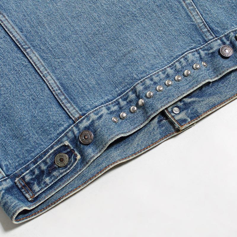 children of the discordance リメイクデニムジャケット サイズ2 長袖 ブルゾン Gジャン メンズ NY RE-PATCH WORK DENIM JACKET size:2 -BLUE A-の画像