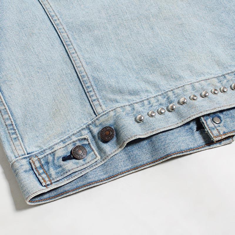 children of the discordance リメイクデニムジャケット サイズ2 長袖 ブルゾン Gジャン メンズ NY RE-PATCH WORK DENIM JACKET size:2 -BLUE B-の画像