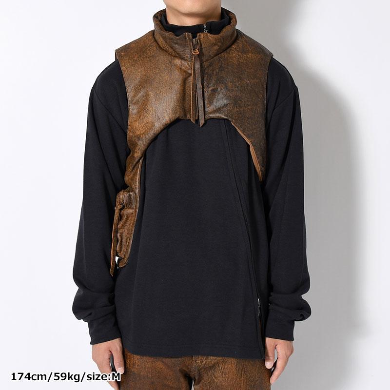 ジャケット・アウター whowhat harness best WhoWhat whowhat フーワット レザーベスト ツールベスト Mサイズ