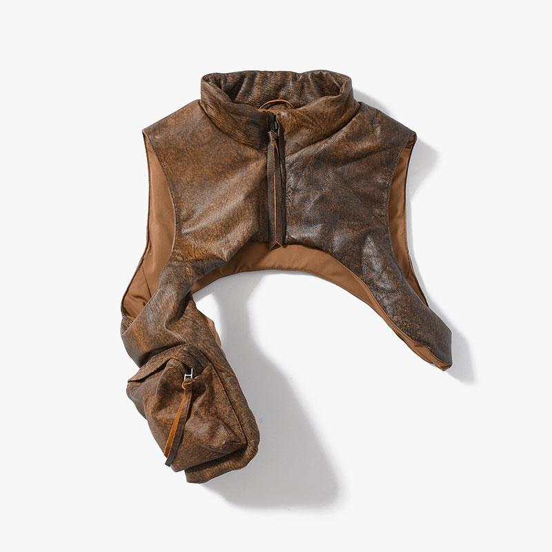 ジャケット・アウター whowhat harness best WhoWhat whowhat フーワット レザーベスト ツールベスト Mサイズ