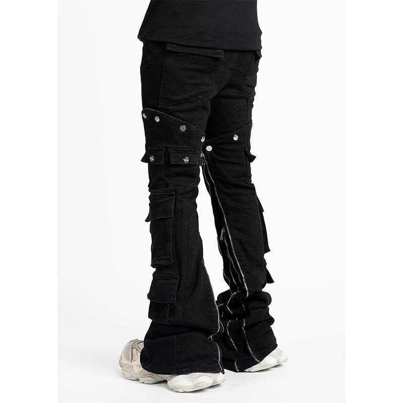 GUAPI グアピ デニムパンツ フレア チェーン ボトムス ロング GUAPI グアピ デニムパンツ フレア チェーン ボトムス ロング