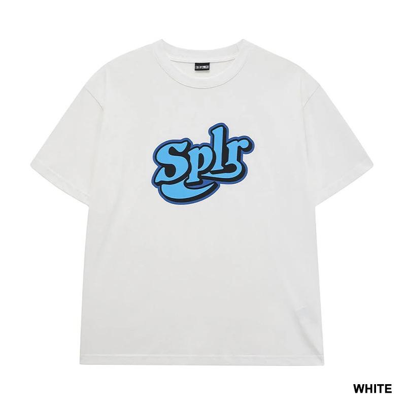 SPLR エスピーエルアール Tシャツ トップス 半袖 ロゴ ユニセックス 男女兼用 ホワイト ブラック BASEBALL LOGO TEE -2.COLOR-｜ecoandstyle｜02