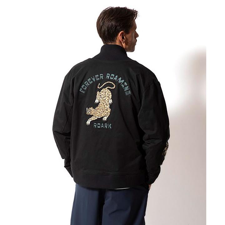 ロアーク ROARK ボンバージャケット アウター メンズ M-XL ブラック