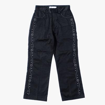 HIGH-GATE ハイゲート スタッズパンツ メンズ ボトムス デニム 花柄