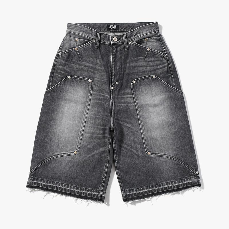 FAF エフエーエフ バギーデニムショーツ ボトムス メンズ デニムパンツ