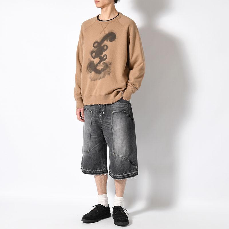 FAF エフエーエフ バギーデニムショーツ ボトムス メンズ デニムパンツ