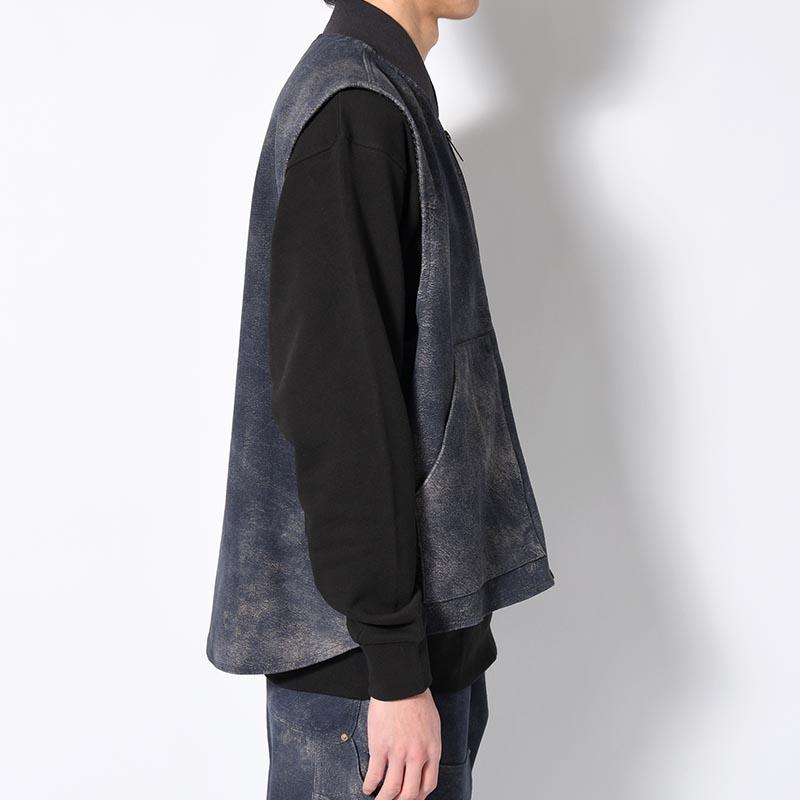 SEVEN BY セブンバイセブン レザーベスト スエード ヴィンテージ加工