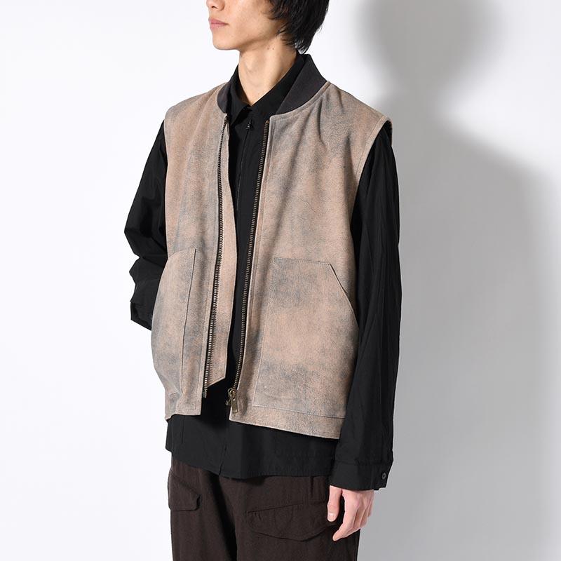 SEVEN BY セブンバイセブン レザーベスト スエード ヴィンテージ