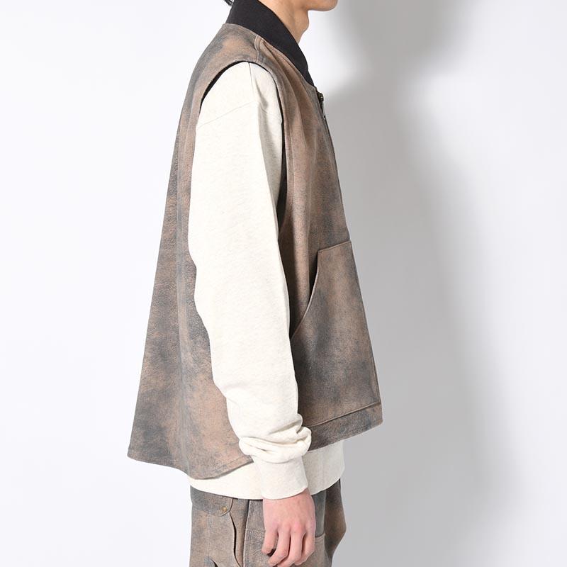 SEVEN BY セブンバイセブン レザーベスト スエード ヴィンテージ