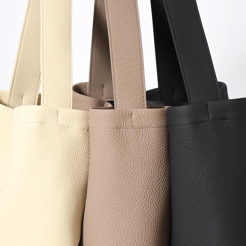iTTi レザートートバッグ MARY INSIDE OUT TOTE - L / CERATO BRIGHT｜撥水ナイロンの大