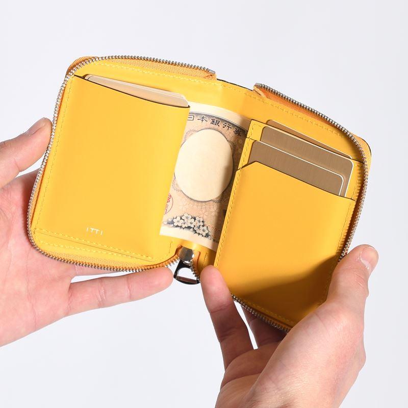 ITTI（イッチ） 二つ折り財布 コンパクトウォレット レザー 本革
