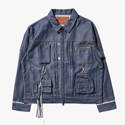 KOOI コーイ デニムジャケット メンズ アウター トラッカージャケット