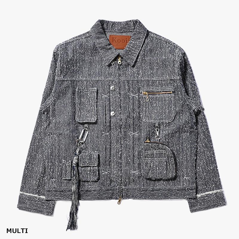 KOOI コーイ デニムジャケット メンズ アウター トラッカージャケット