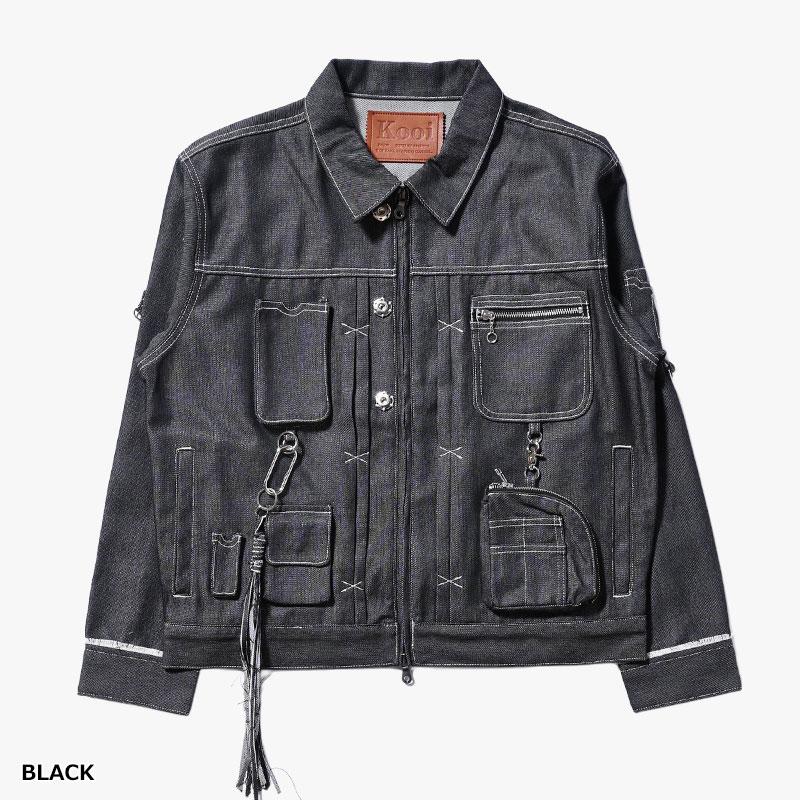 KOOI コーイ デニムジャケット メンズ アウター トラッカージャケット