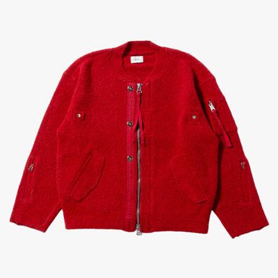 KOOI コーイ ニットMA-1 トップス メンズ/レディース ニットジャケット