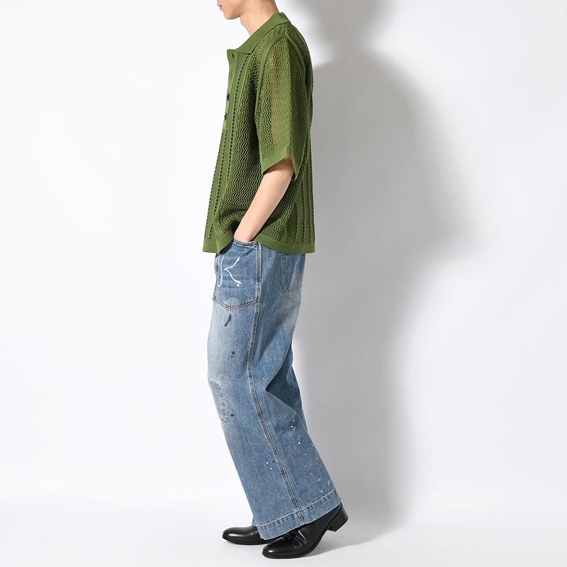 KOOI コーイ デニムパンツ メンズ ボトムス ベイカーデニム ワイド