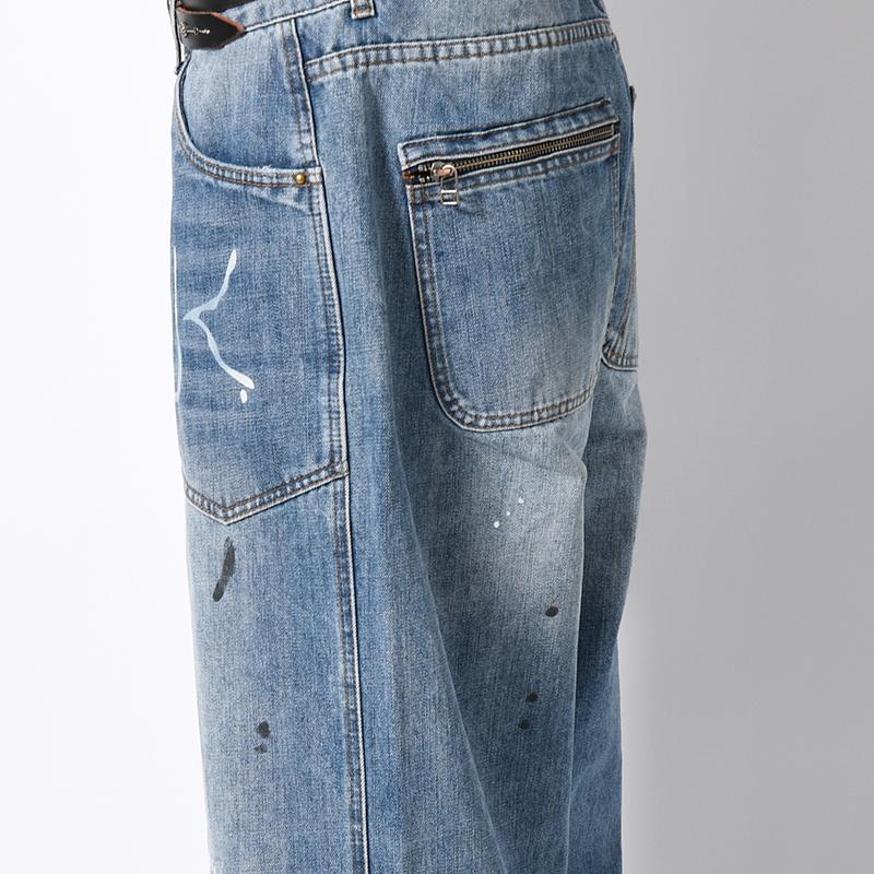KOOI コーイ デニムパンツ メンズ ボトムス ベイカーデニム ワイド