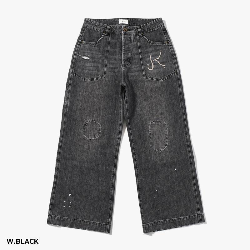 KOOI コーイ デニムパンツ メンズ ボトムス ベイカーデニム ワイド