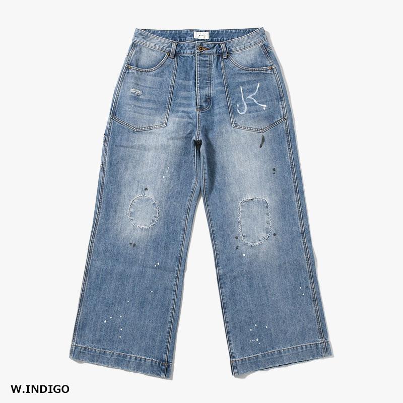 KOOI コーイ デニムパンツ メンズ ボトムス ベイカーデニム ワイド