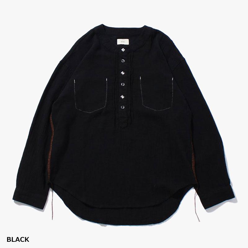 KOOI コーイ ヘンリーネックシャツ メンズ レディース トップス 長袖 