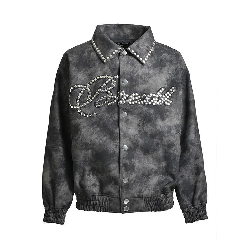 BREATH スタッズ付きジャケット BREATH ブレス ジャケット アウター スタッズ 男女兼用 SHINE STUDS