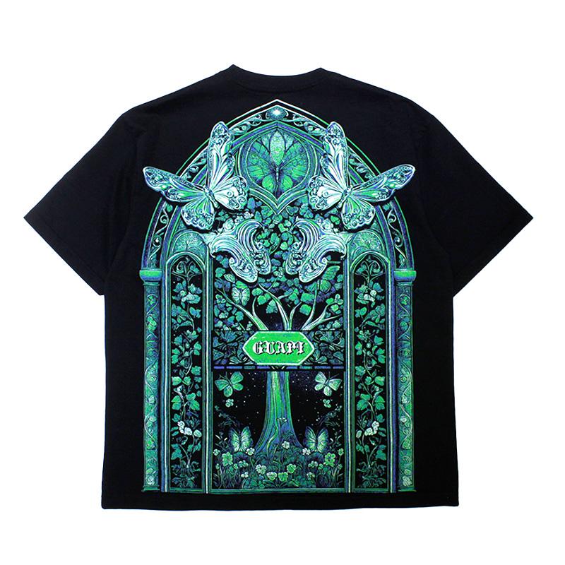 すぐ届く【GUAPI】CLERESTORY TEE GUAPI グアピ Tシャツ トップス 半袖 男女兼用 CLERESTORY TEE