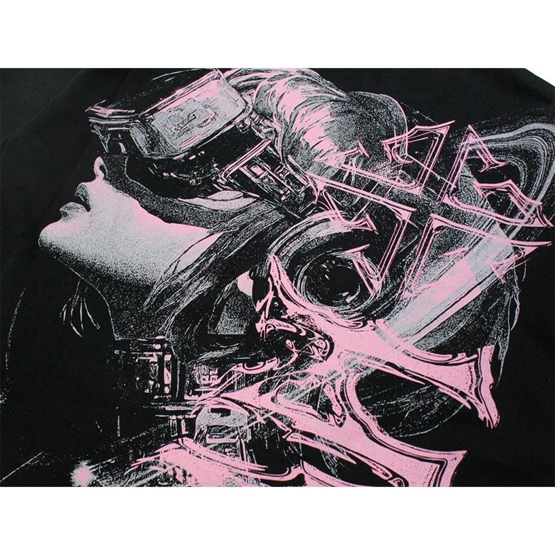 GUAPI グアピ Tシャツ トップス 半袖 男女兼用 SPACE TEE V2 -BLACK 