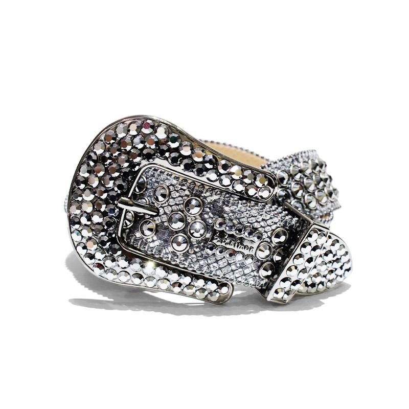 b.b.Simon ビービーサイモン 32-34インチ ベルト スタッズ ライン