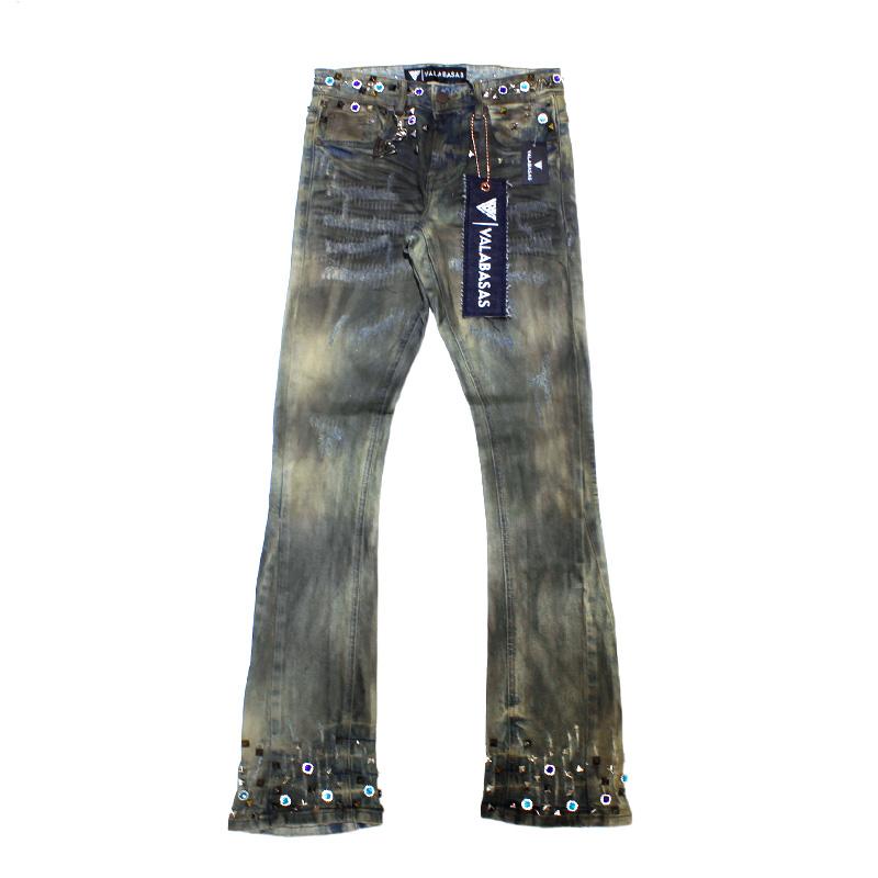 VALABASAS ヴァラバサス スタック デニムパンツ ジーンズ ロング