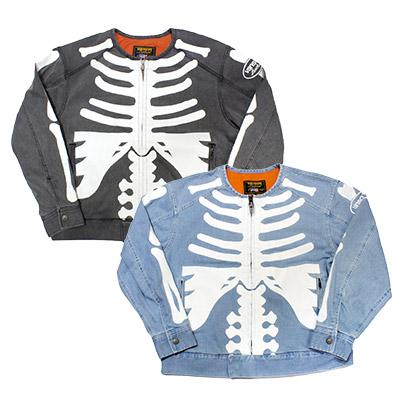 VANSON（バンソン） ジップアップデニムジャケット S,M,L ブルー/青