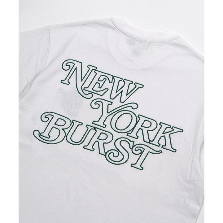 NEW YORK BURST NYB ニューヨークバースト Tシャツ ロゴ 刺繍 ブラック 