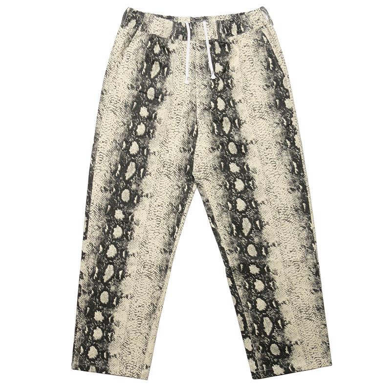 チアーズ Cheers パンツ ボトムス パイソン柄 ヘビ柄 ナチュラル M-XL