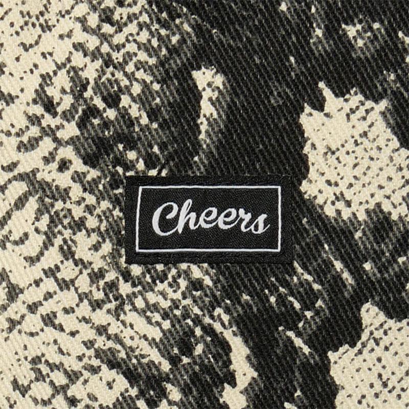 チアーズ Cheers パンツ ボトムス パイソン柄 ヘビ柄 ナチュラル M-XL