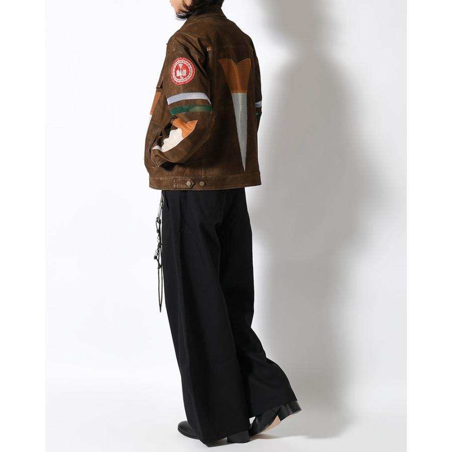 blackmeans ブラックミーンズ 26SS レザージャケット メッシュ