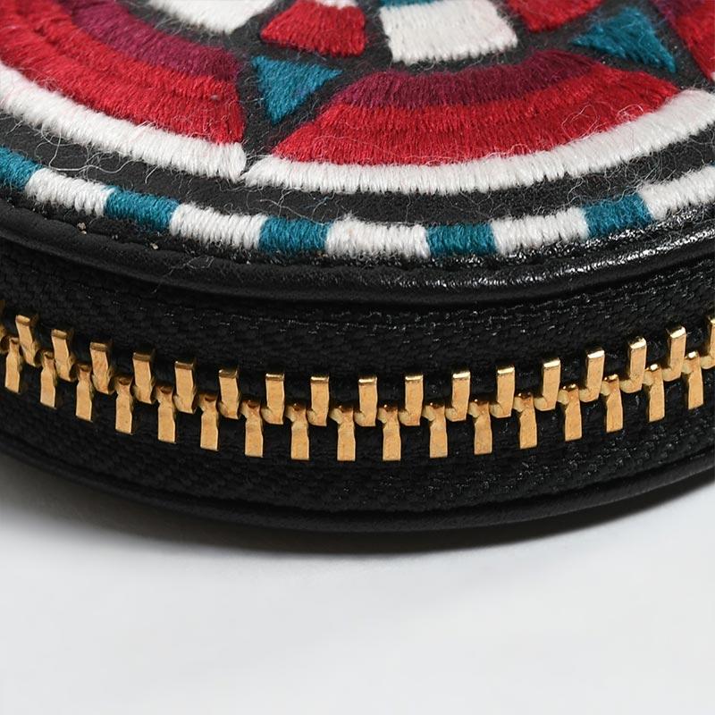 ブラックミーンズ blackmeans 刺繍コインケース レザー 牛革 革小物