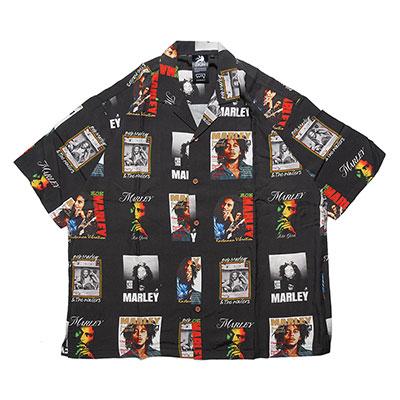 スクレップ SCREP アロハシャツ メンズ M-XXL ブラック/マルチカラー