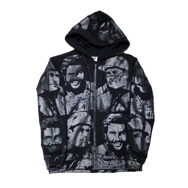 ASAALI アサーリ パーカー フーディートップス セットアップ対応 ブラック/ホワイト OREO CARTEL HOODIE-BLACK×BLACK-