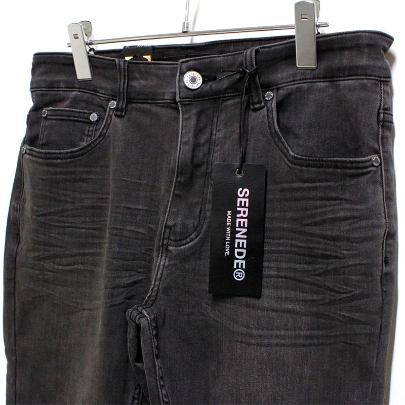 SERENEDE セレナーデ スキニーパンツ 28,30,32インチ ブラック/黒