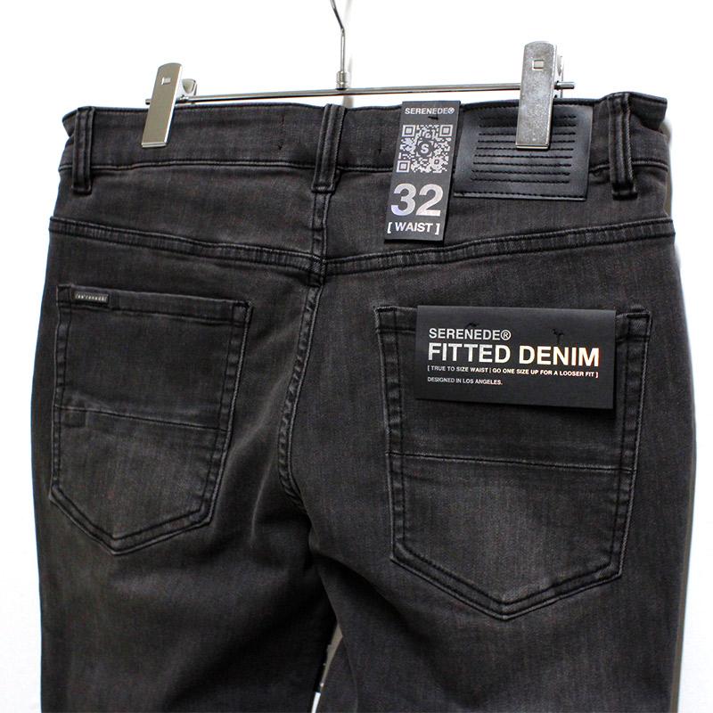 SERENEDE セレナーデ スキニーパンツ 28,30,32インチ ブラック/黒