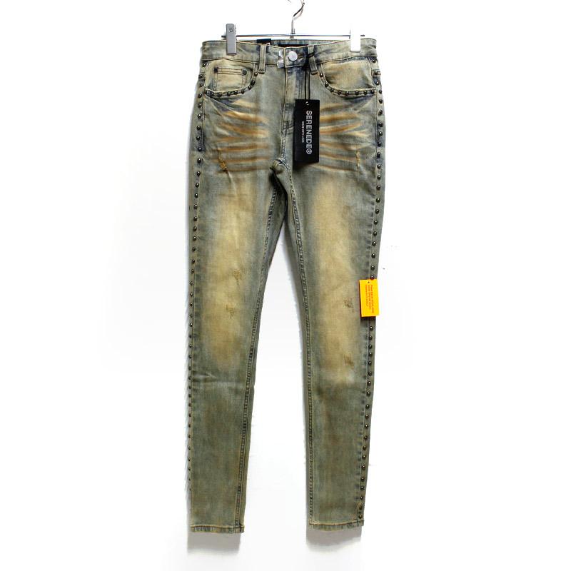 SERENEDE セレナーデ スキニーパンツ 28,30,32インチ ウォッシュ