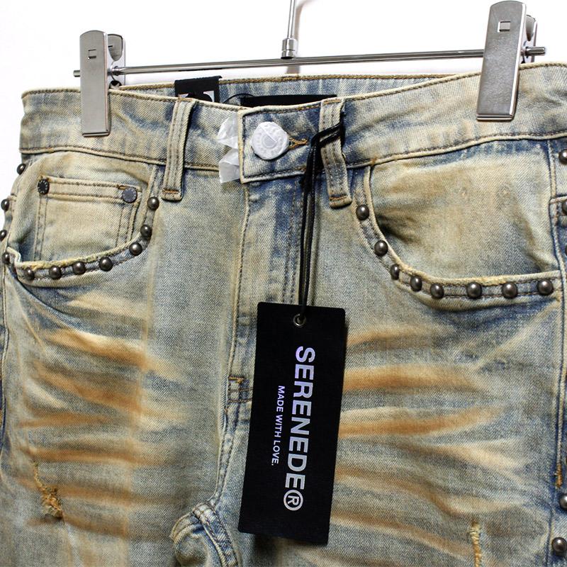 SERENEDE セレナーデ スキニーパンツ 28,30,32インチ ウォッシュ
