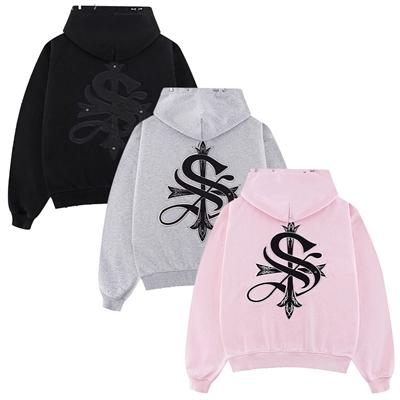Supplie ブラック ジップアップパーカー Sサイズ SUPPLIER（サプライヤー） ジップアップパーカー S,M.L ブラック/黒