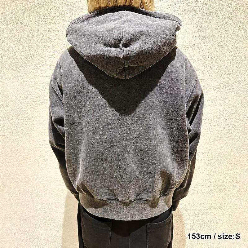 SUPPLIER（サプライヤー） ジップアップフーディ S,M,L ブラック/黒