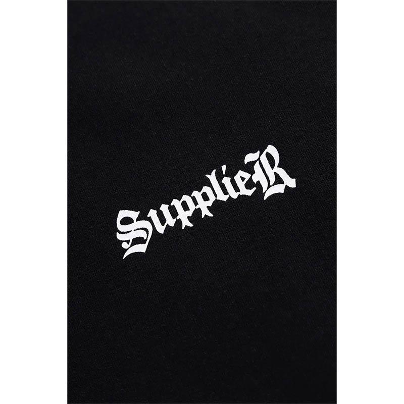SUPPLIER（サプライヤー） ロンT S,M,Lサイズ ブラック/黒 ホワイト/白 