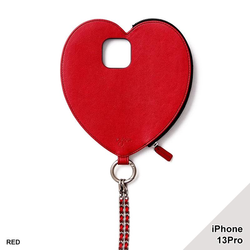 【iPhone13Pro 対応】ajew エジュー ハート型iPhoneケース 携帯ケース スマホ スマホケース レディース AJEW DRESS HEART CASE SHOULDER -2.COLOR-｜ecoandstyle｜02