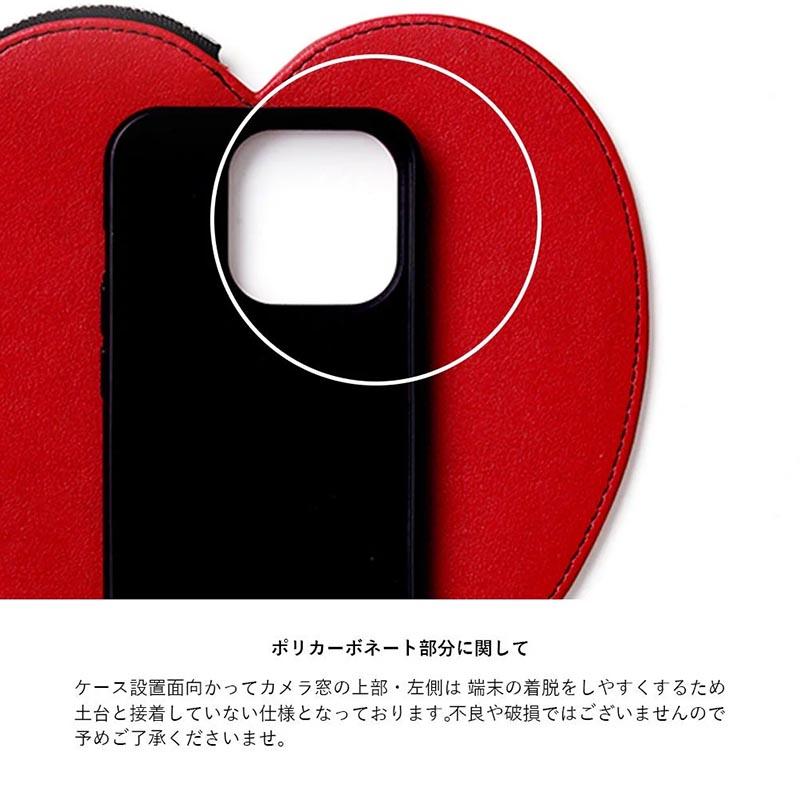 【iPhone14Pro 対応】ajew エジュー ハート型iPhoneケース 携帯ケース スマホ スマホケース レディース AJEW DRESS HEART CASE SHOULDER -2.COLOR-｜ecoandstyle｜13