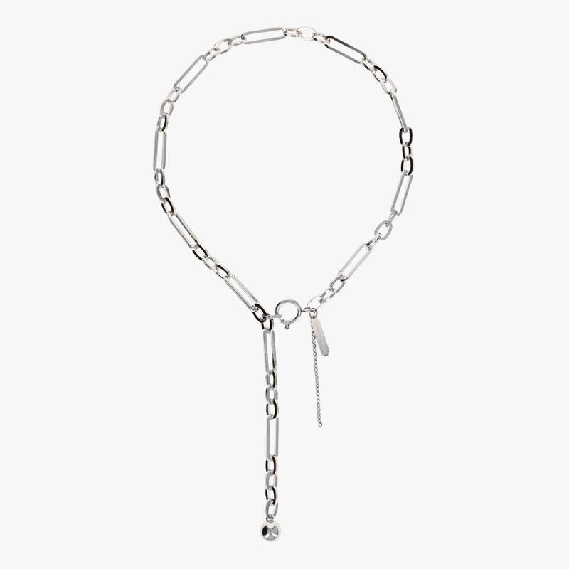 JUSTINE CLENQUET シルバー チェーンネックレス Justine Clenquet Laurie ネックレス | シルバートーン