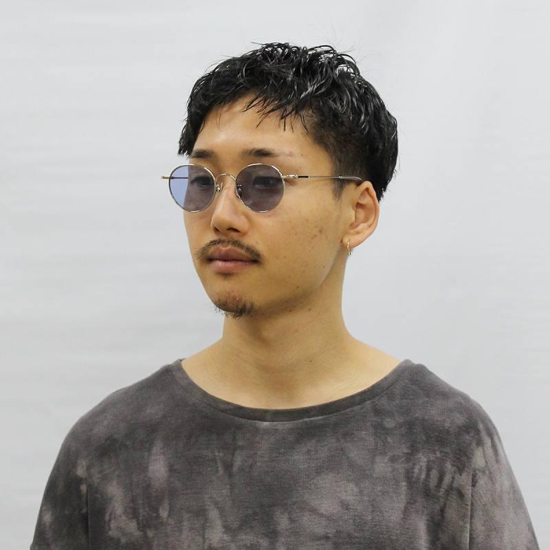 エーディーエスアール A.D.S.R. カラーサングラス ロウ シルバー