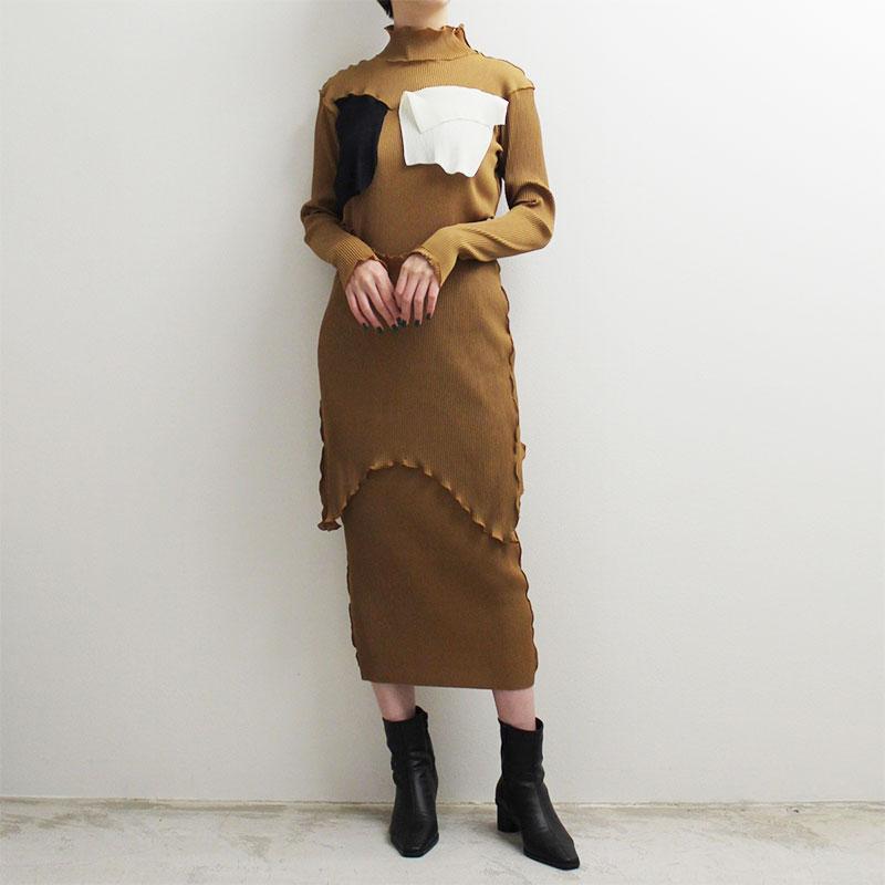 コトハヨコザワ kotohayokozawa ロングスリーブハイネックワンピース Sサイズ ブラウン プリーツ LONG SLEEVE DRESS  HIGH NECK TYPE -BROWN- :IN-RL-TD22A-PD6R:BAGS’GROOVE - 通販 - Yahoo!ショッピング