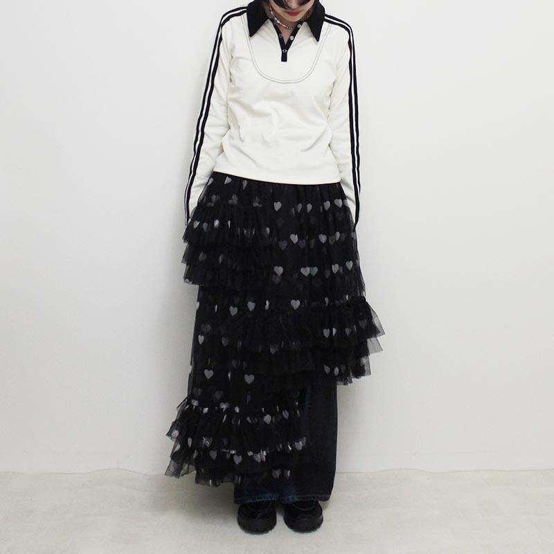 【未使用タグ付】スカート 贅沢なチュール アシンメトリー｜VIVIANO VIVIANO ヴィヴィアーノ チュールスカート レディース ボトムス